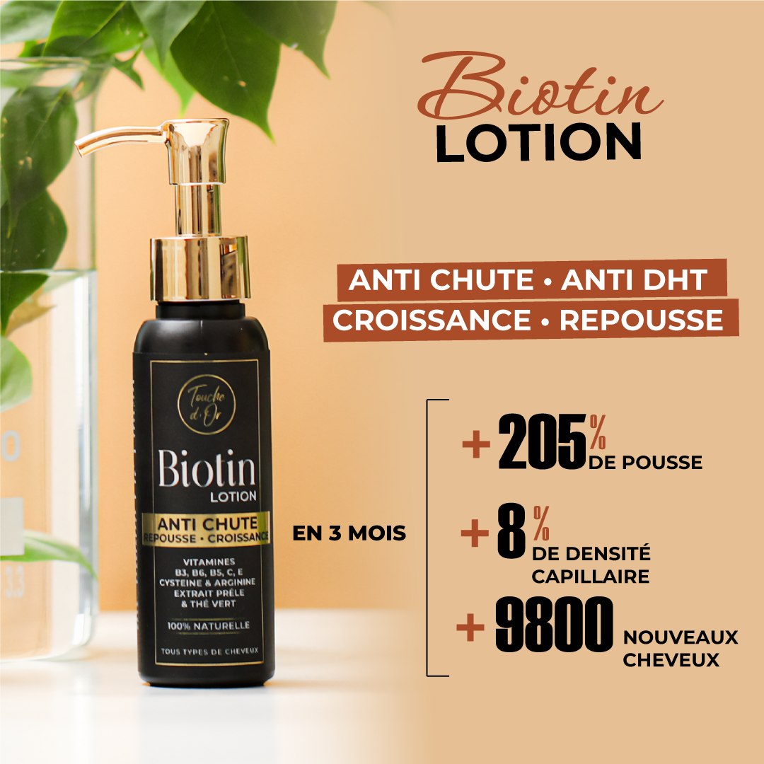 Biotin Lotion (Tous Types De Cheveux) 100ml_Tunisie