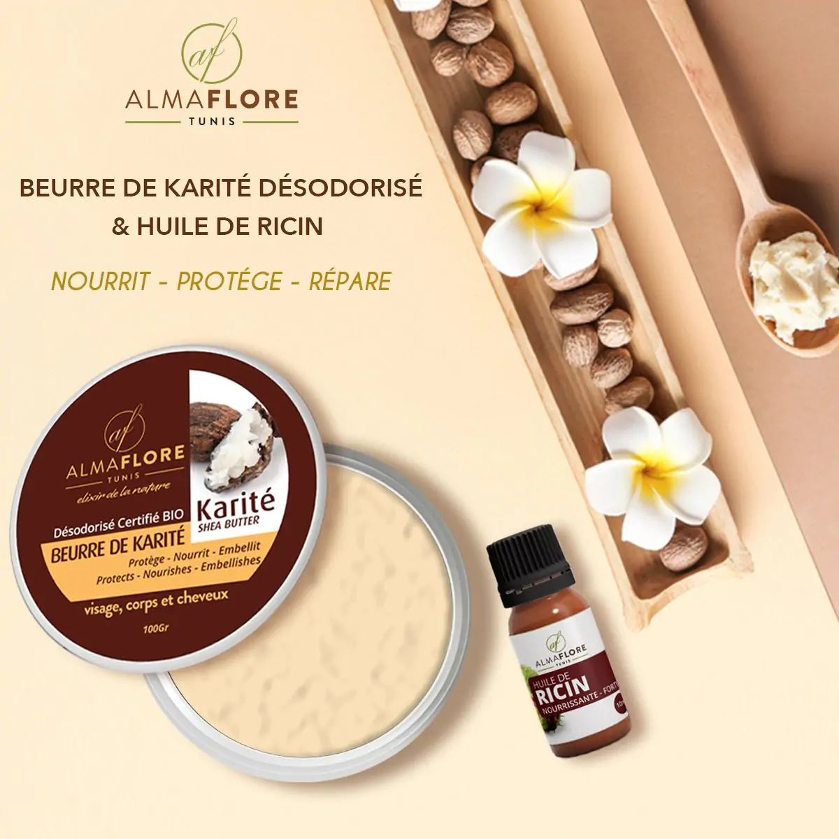 Beurre De Karité Désodorisé CERTIFIE BIO 100gr