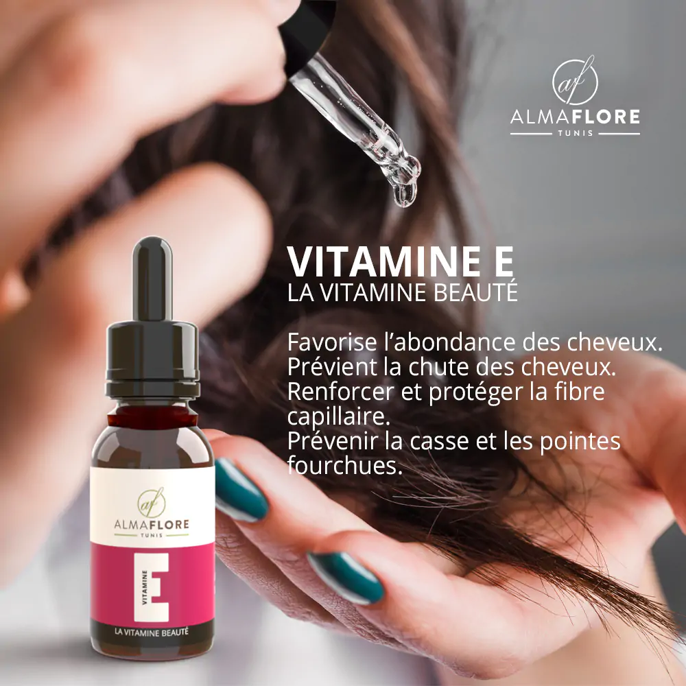 Vitamine E Anti Oxydant 100% D'Origine Végétale 10ml