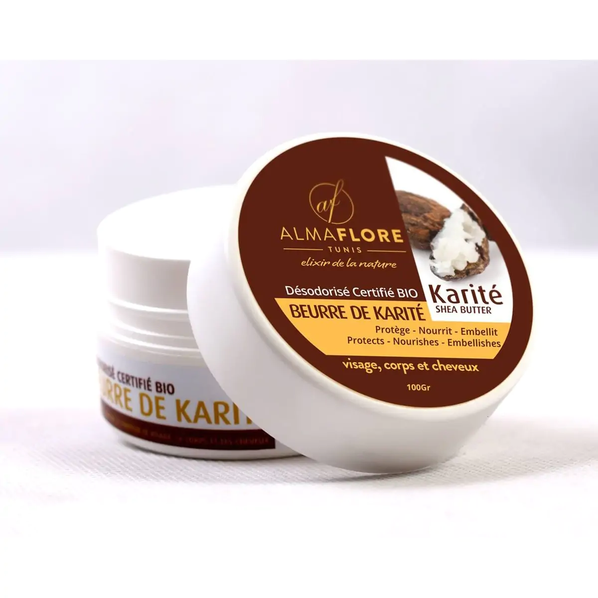 Beurre De Karité Désodorisé CERTIFIE BIO 100gr