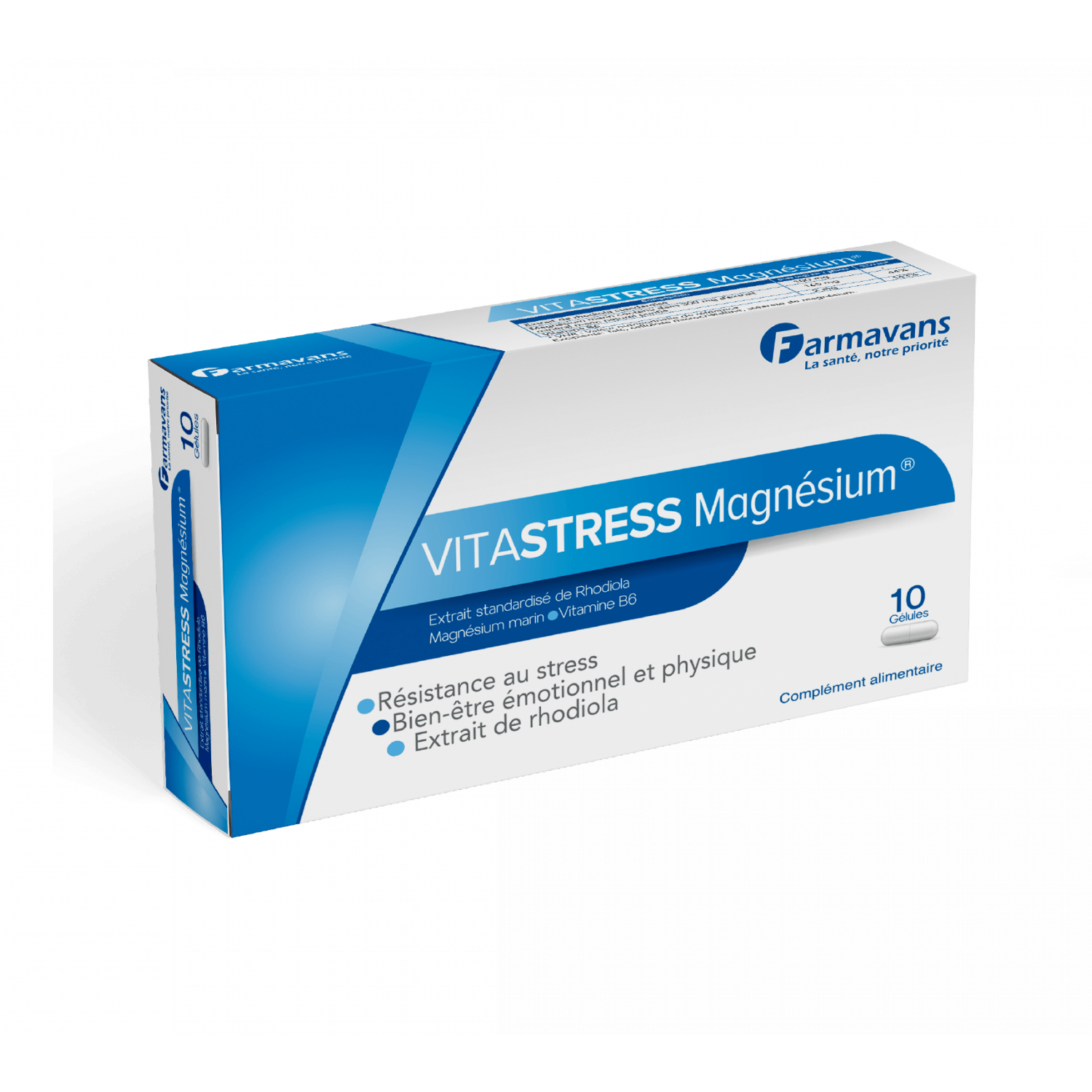 Vitastress Magnesium 10 Gelules