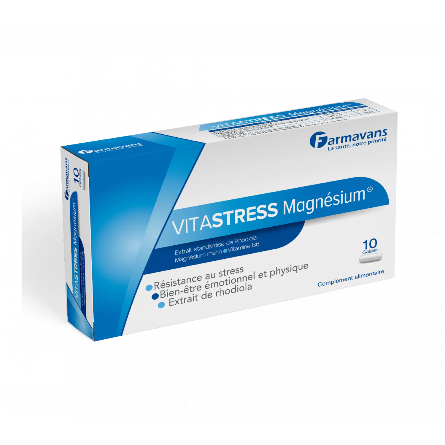 Vitastress Magnesium 10 Gelules